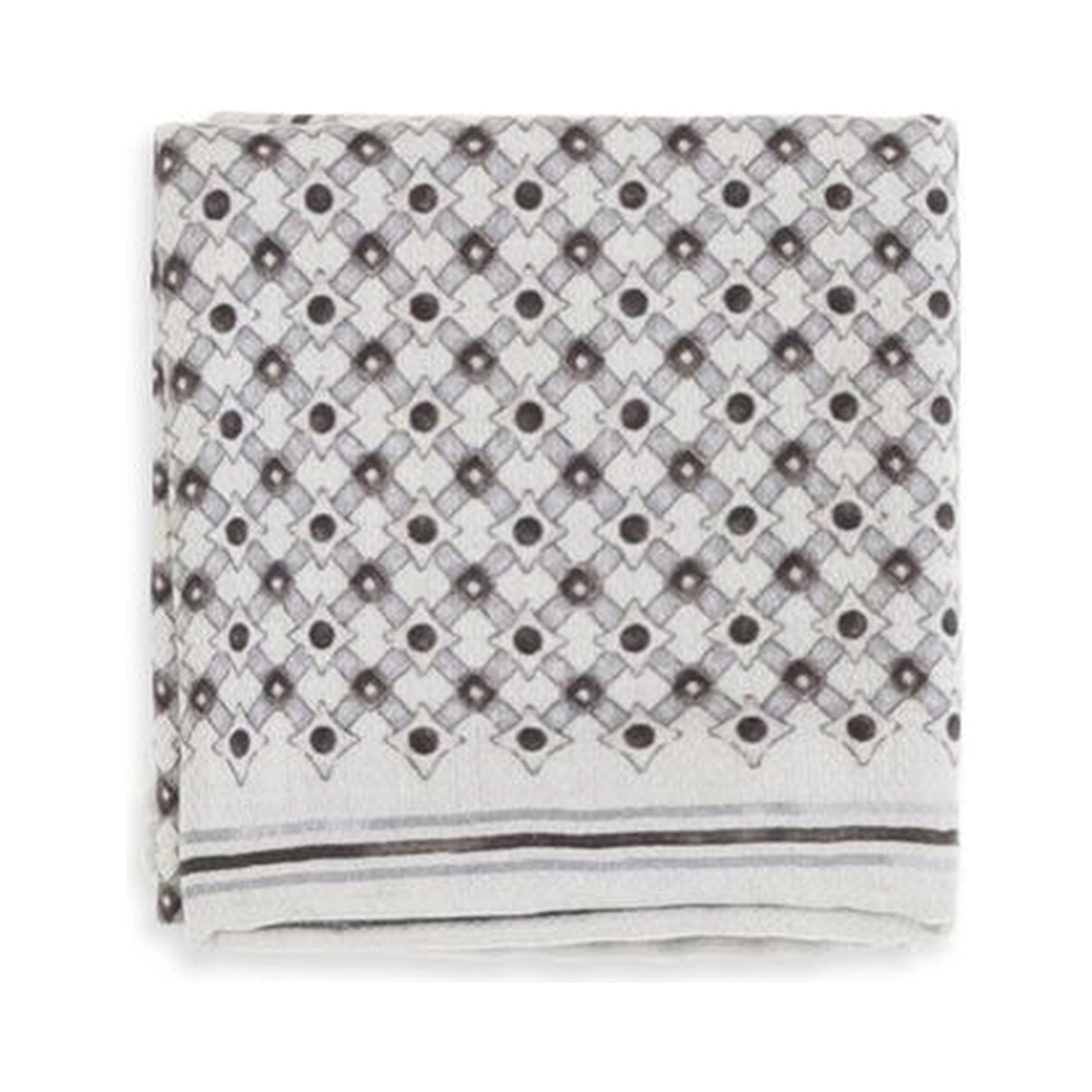 Gray Silk Scarf