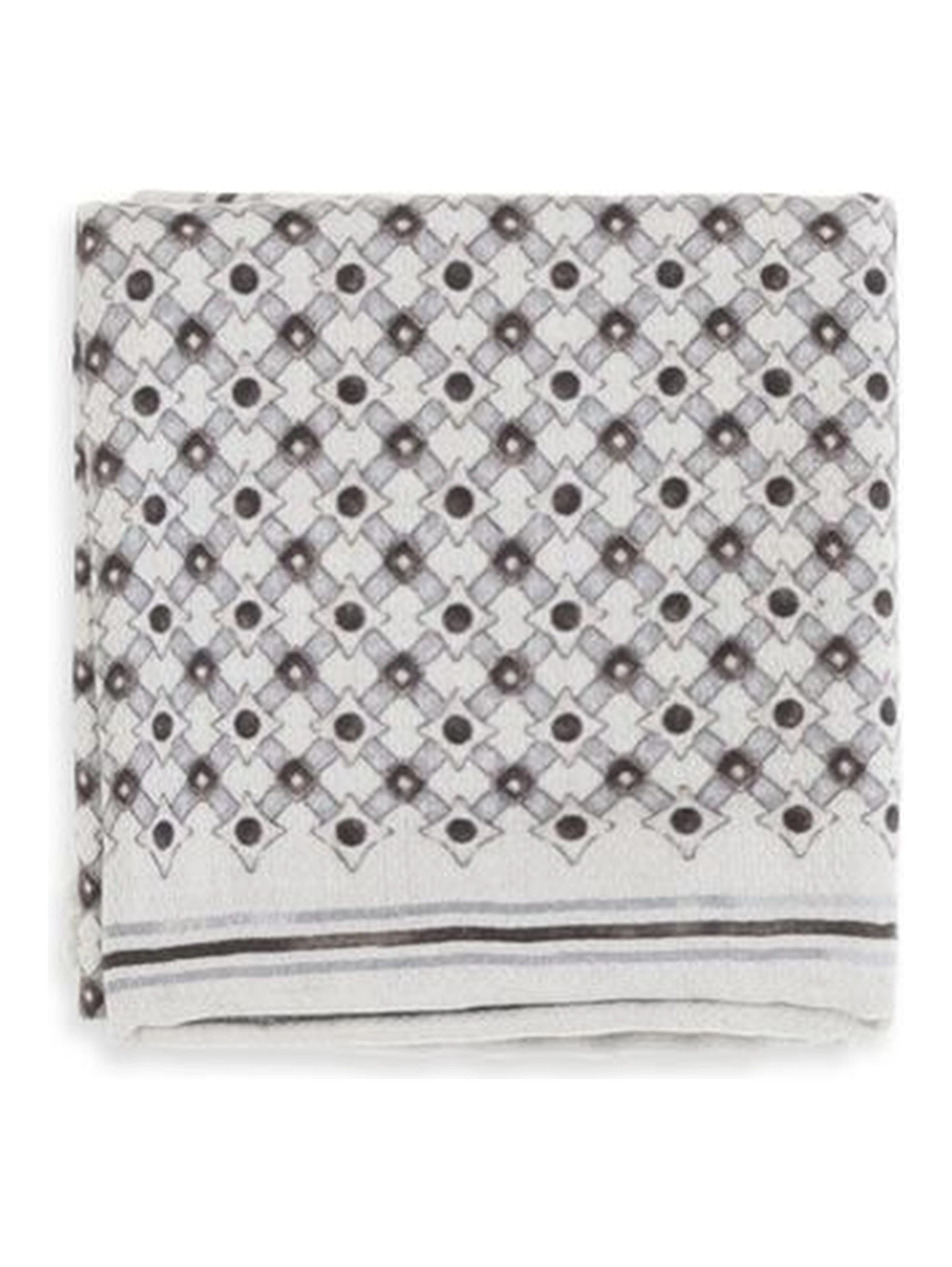 Gray Silk Scarf