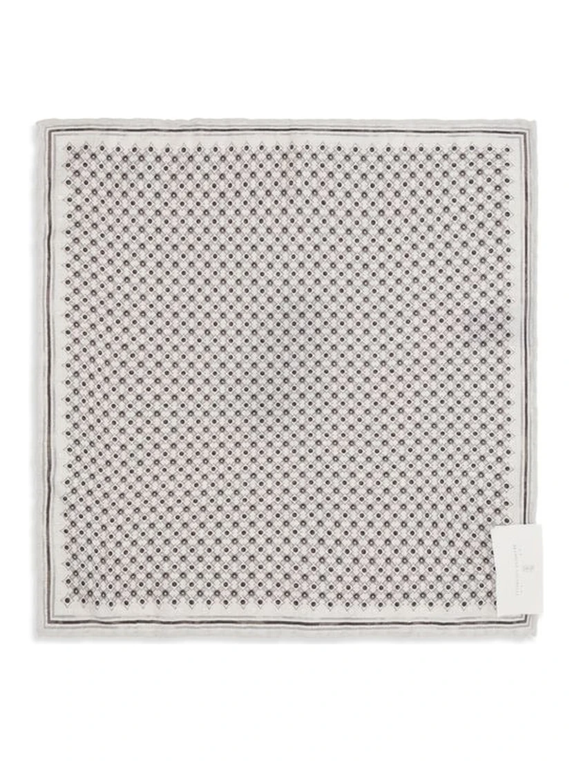 Gray Silk Scarf