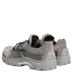 Gray Airmaster Panelled Low Top Men Sneakers Shoes