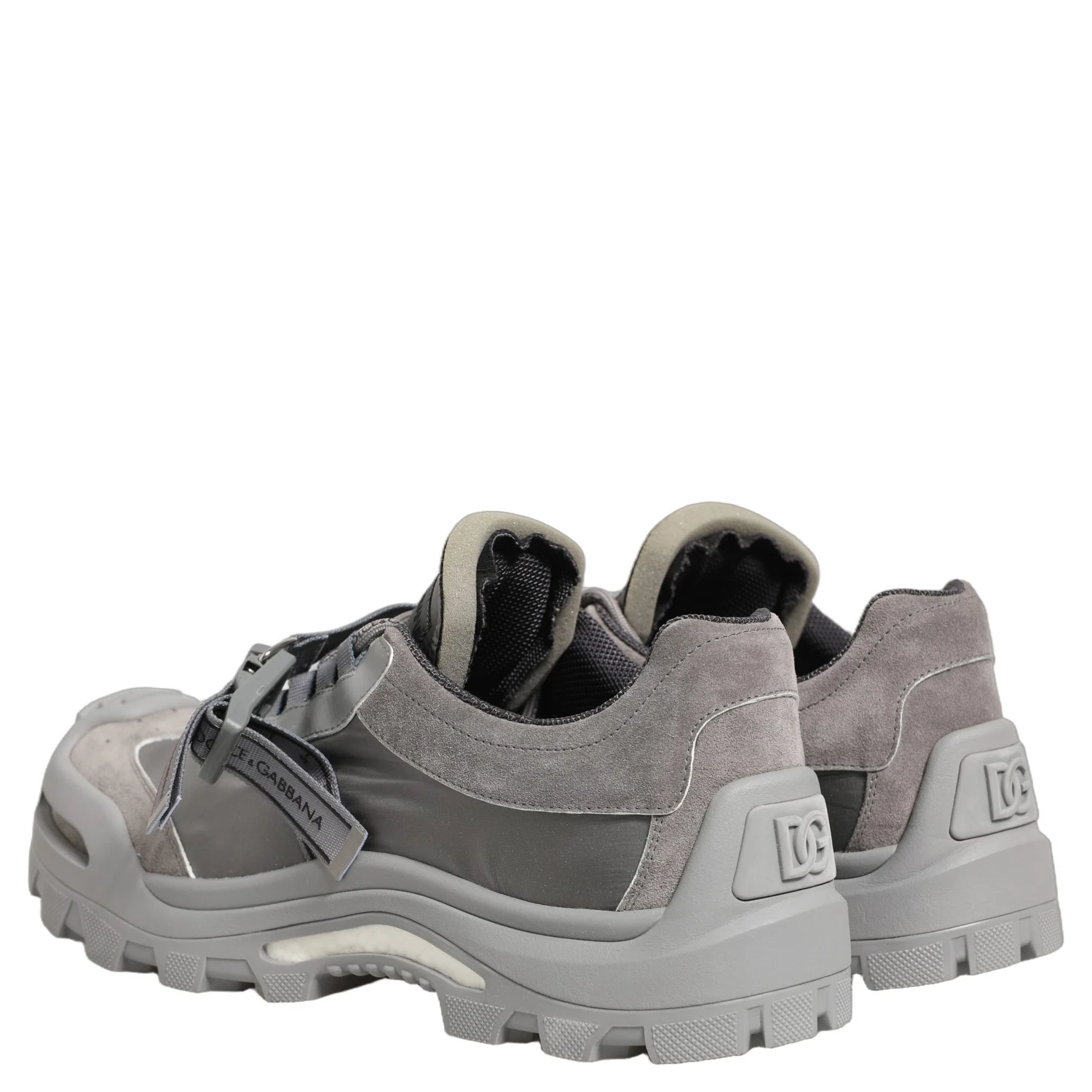 Gray Airmaster Panelled Low Top Men Sneakers Shoes