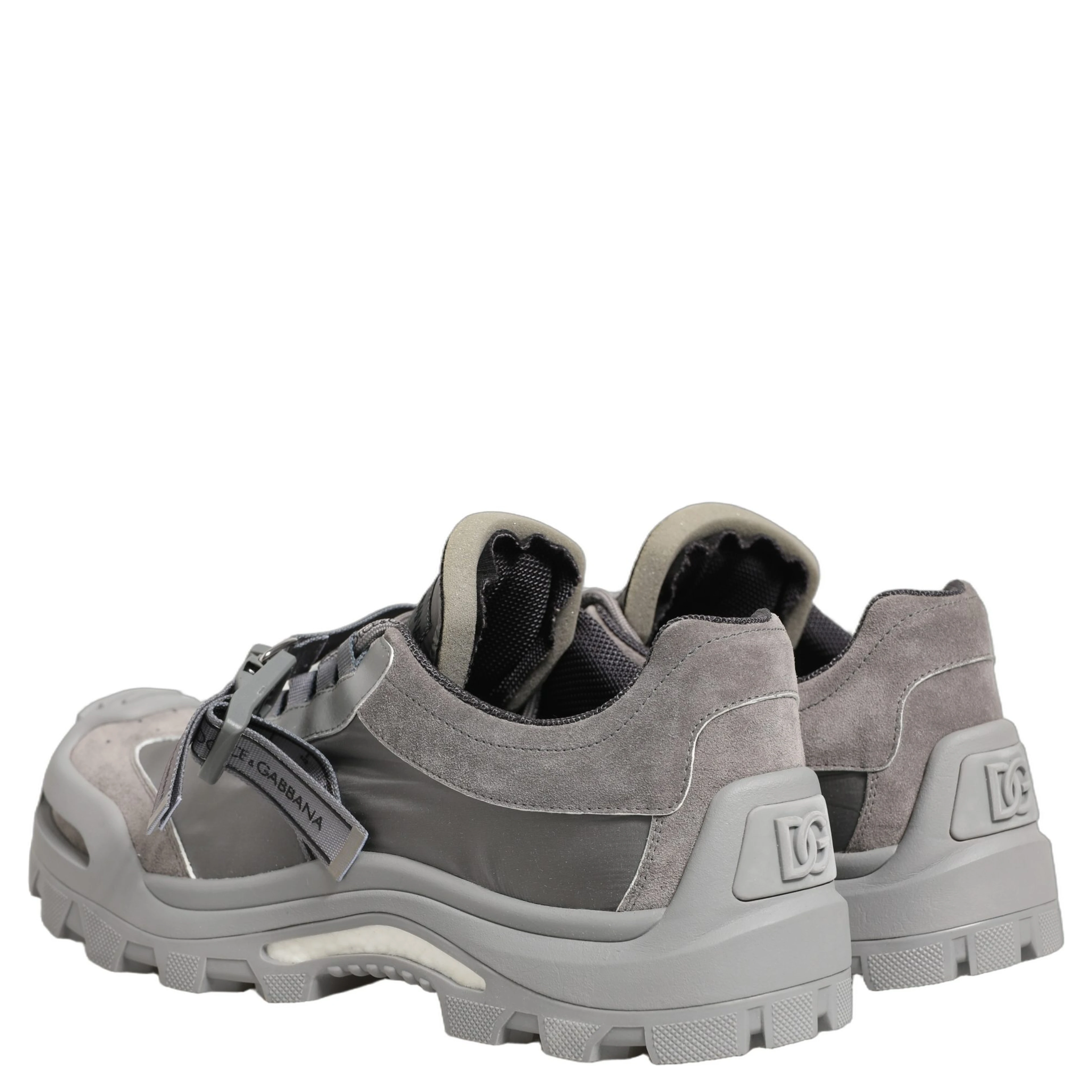 Gray Airmaster Panelled Low Top Men Sneakers Shoes