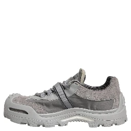 Gray Airmaster Panelled Low Top Men Sneakers Shoes