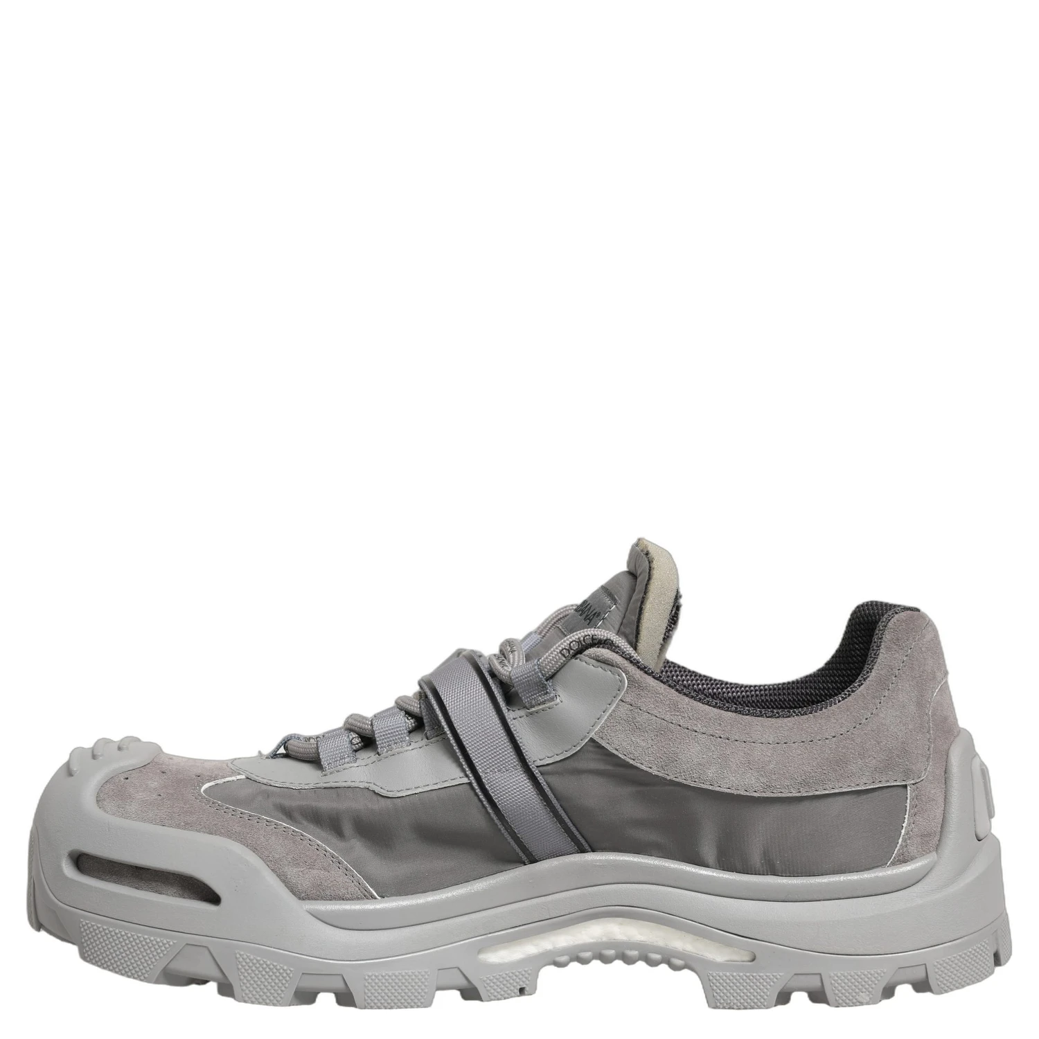 Gray Airmaster Panelled Low Top Men Sneakers Shoes