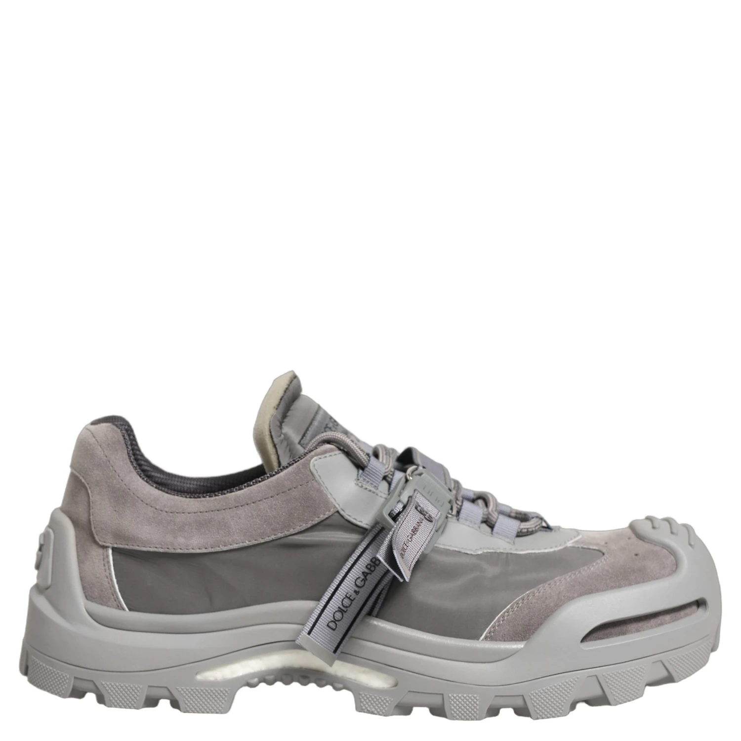 Gray Airmaster Panelled Low Top Men Sneakers Shoes