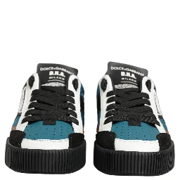 Multicolor Leather MIAMI Low Top Men Sneakers Shoes