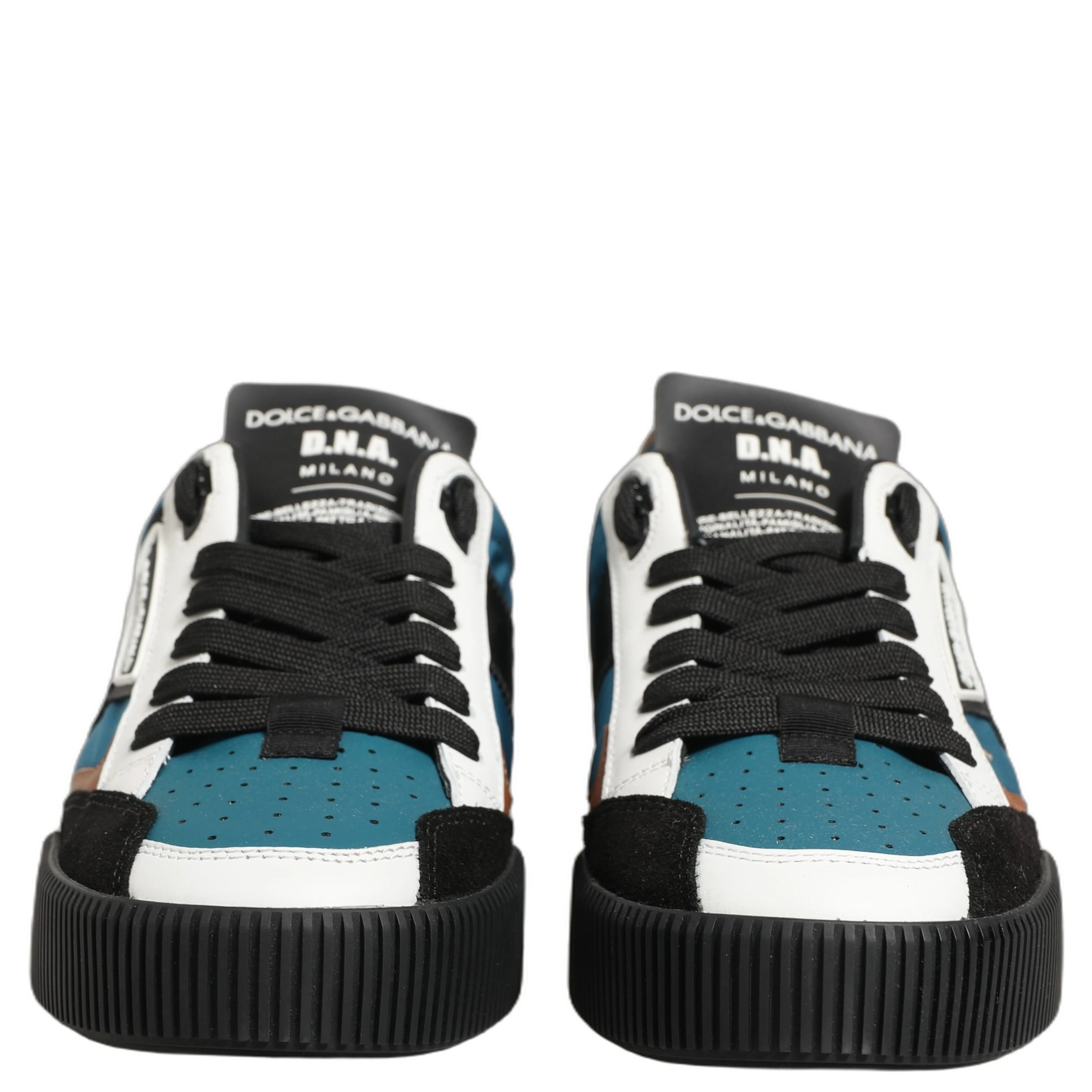 Multicolor Leather MIAMI Low Top Men Sneakers Shoes