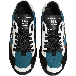 Multicolor Leather MIAMI Low Top Men Sneakers Shoes