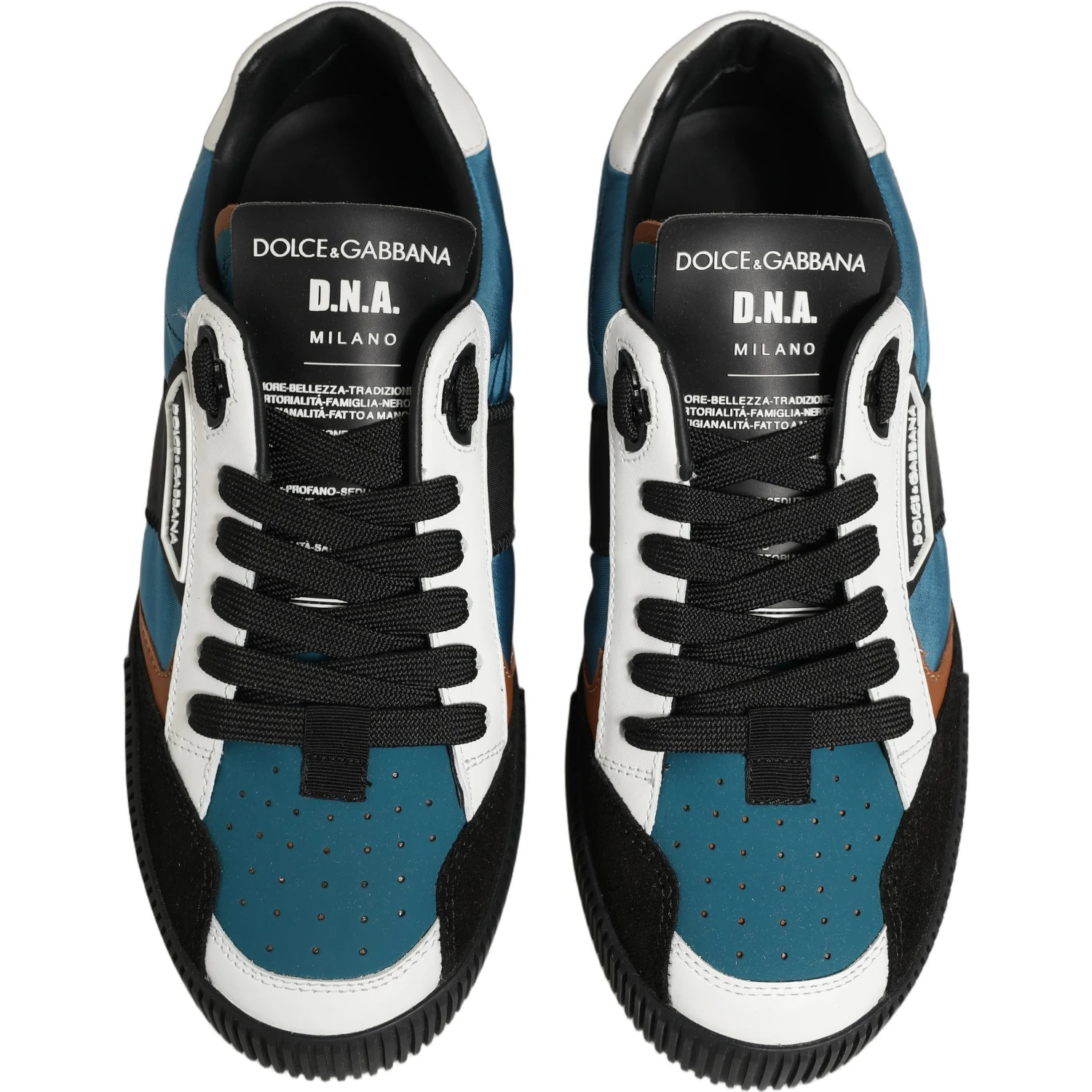 Multicolor Leather MIAMI Low Top Men Sneakers Shoes