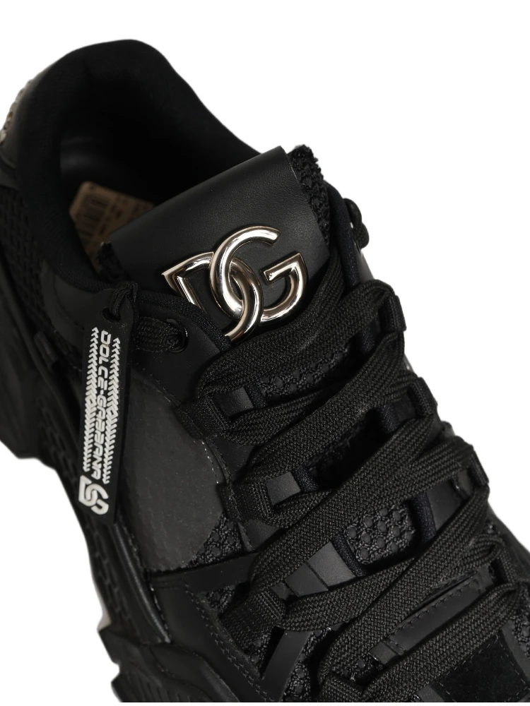 Black Airmaster Low Top Sneakers Shoes