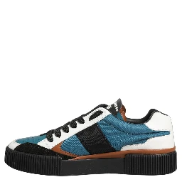 Multicolor Leather MIAMI Low Top Men Sneakers Shoes