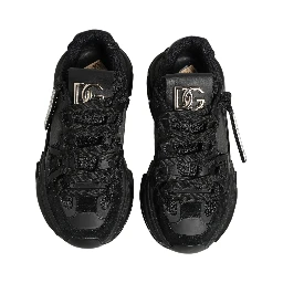 Black Airmaster Low Top Sneakers Shoes
