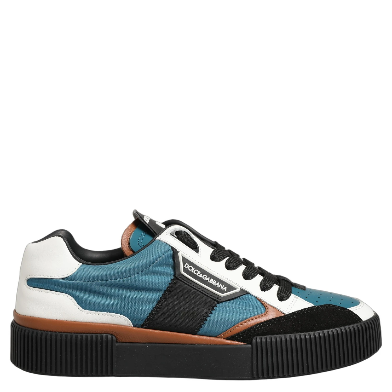 Multicolor Leather MIAMI Low Top Men Sneakers Shoes