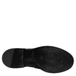 Black Leather Formal Men Dress Loafers Shoes