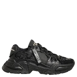 Black Airmaster Low Top Sneakers Shoes