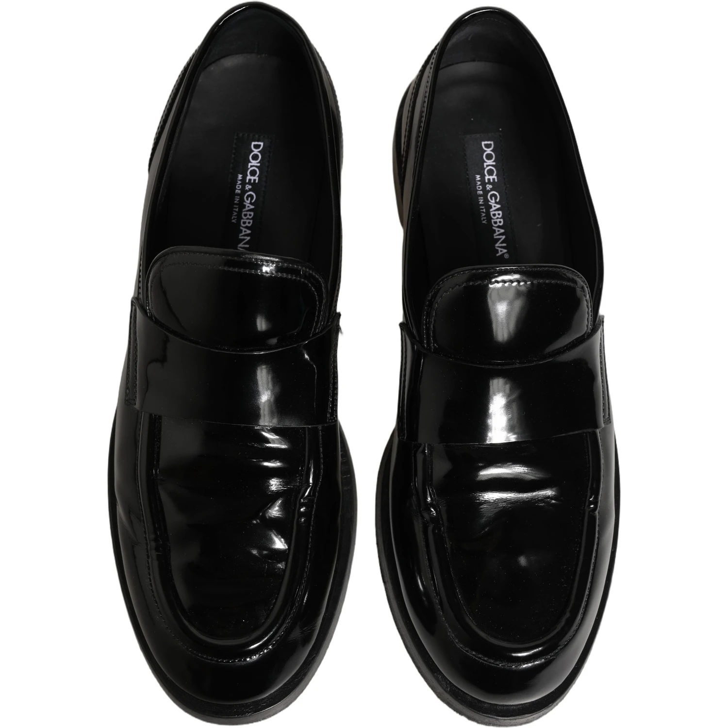 Black Leather Formal Men Dress Loafers Shoes
