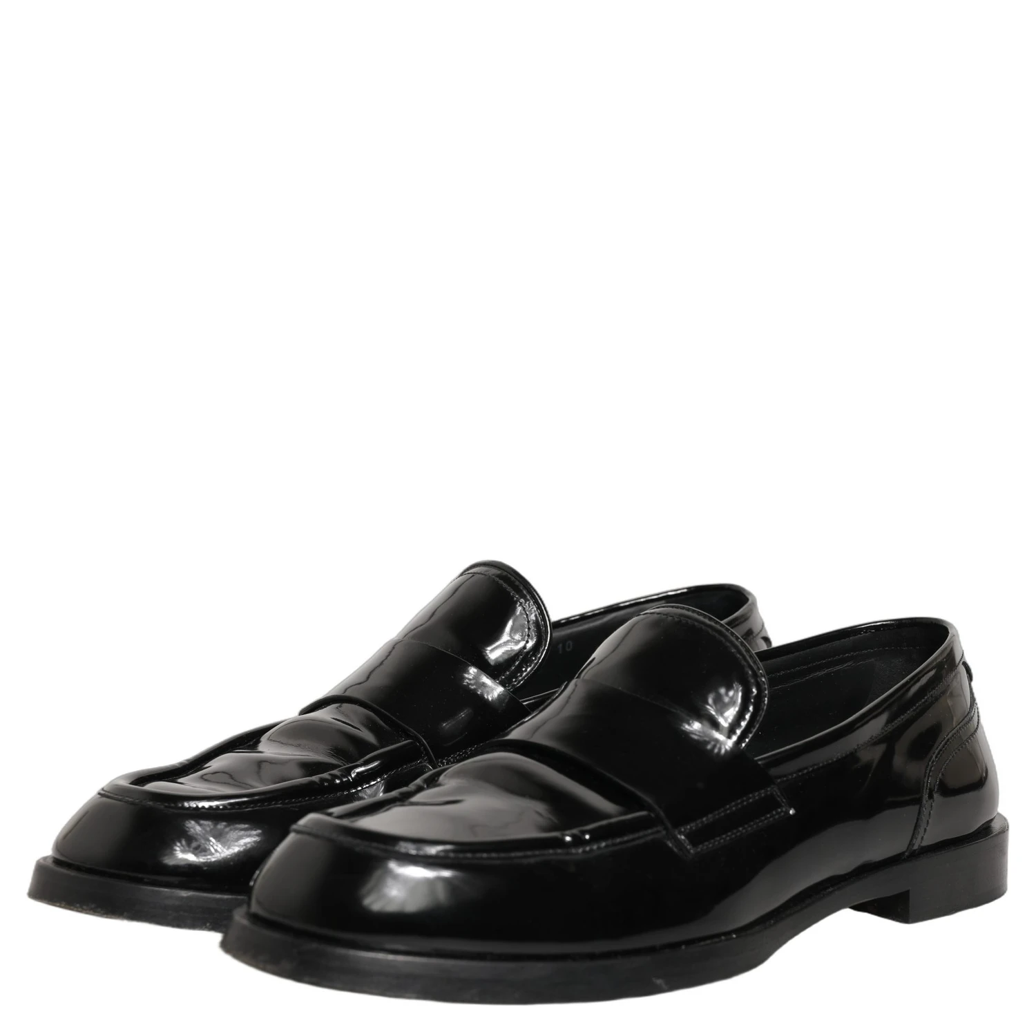 Black Leather Formal Men Dress Loafers Shoes