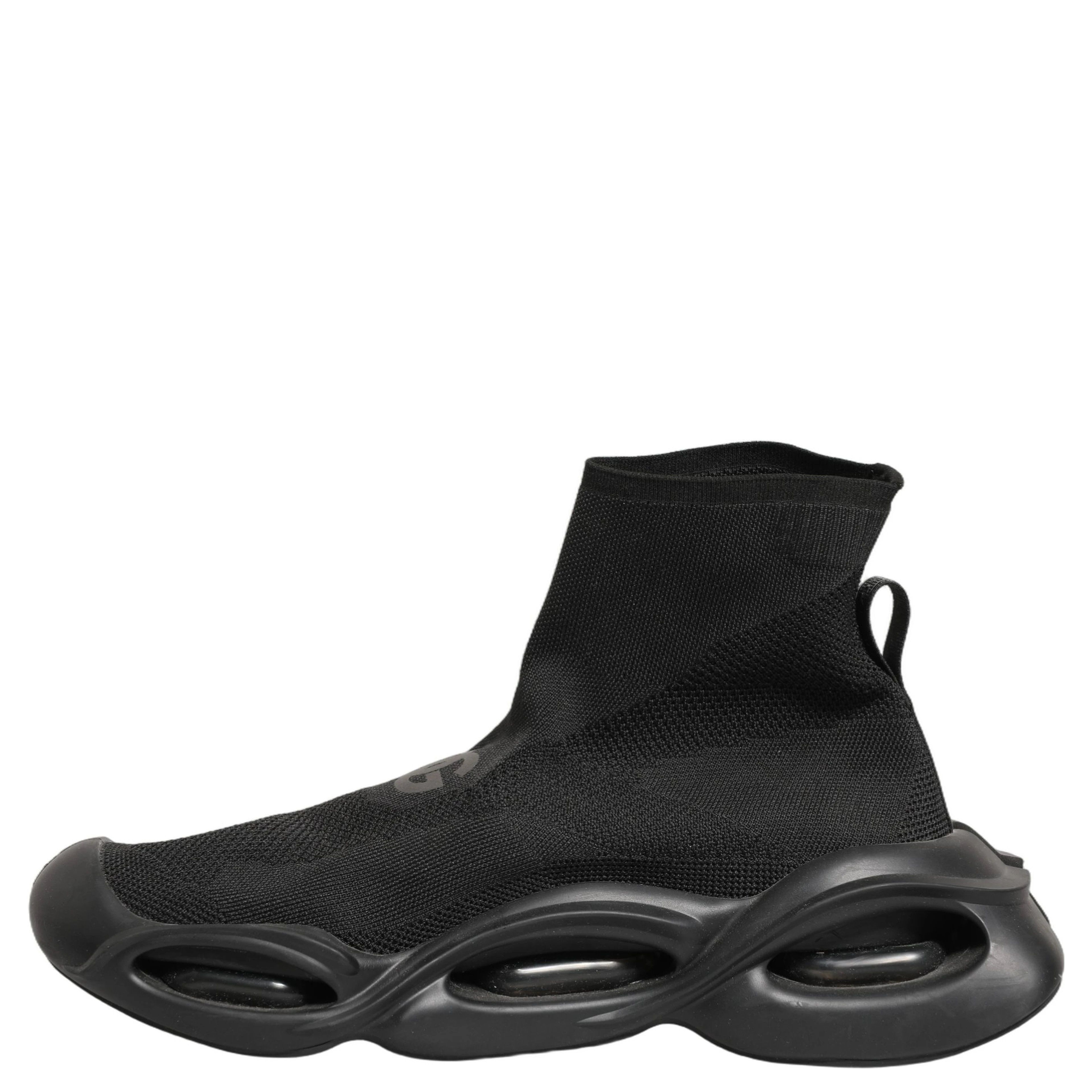 Black Slip On Wave Socks Men Sneakers Shoes