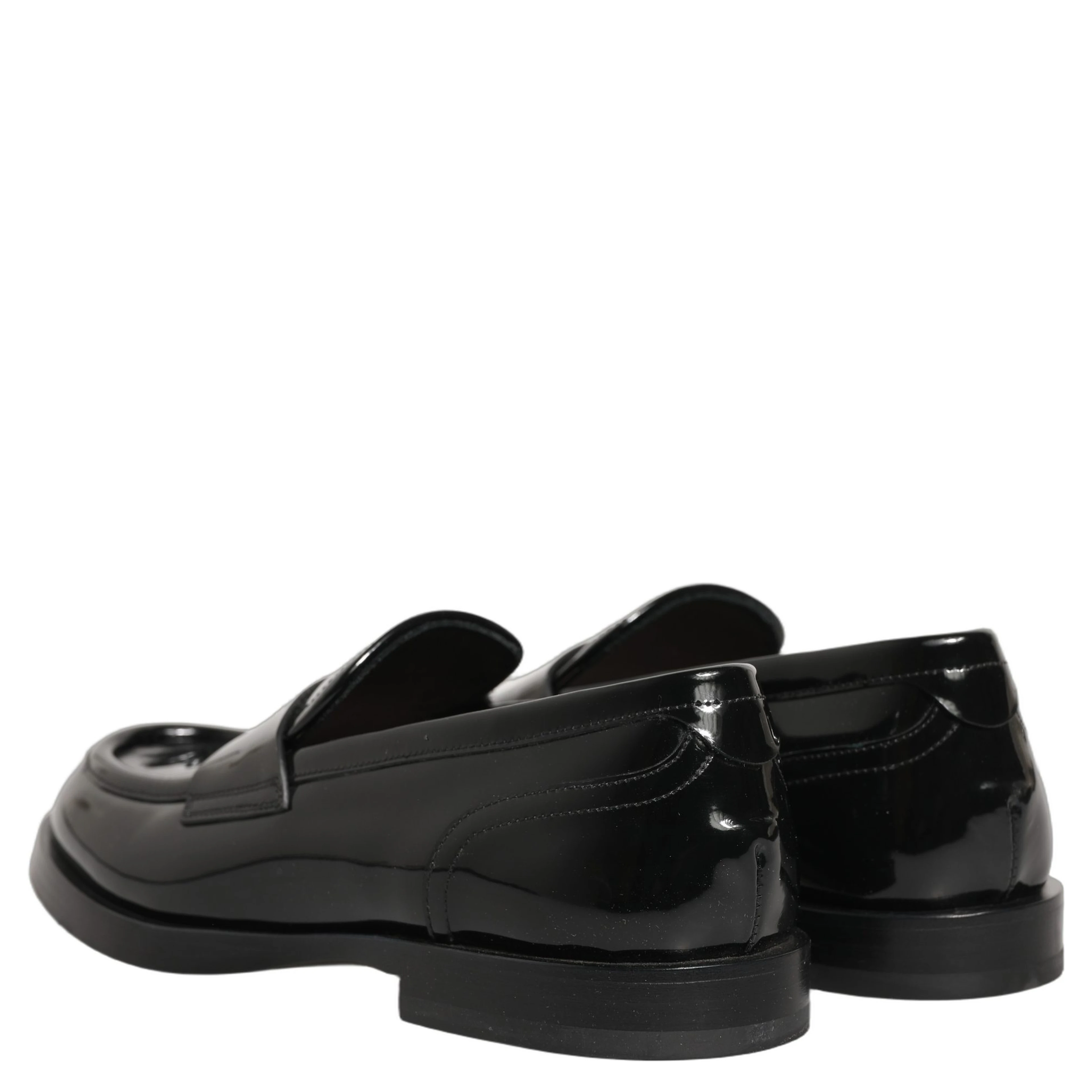 Black Leather Formal Men Dress Loafers Shoes
