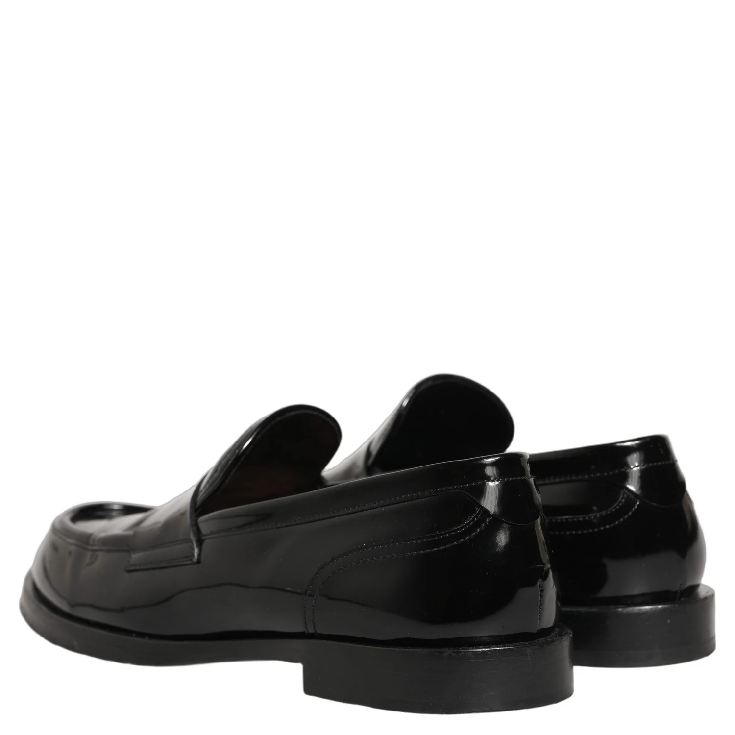 Black Leather Formal Men Dress Loafers Shoes