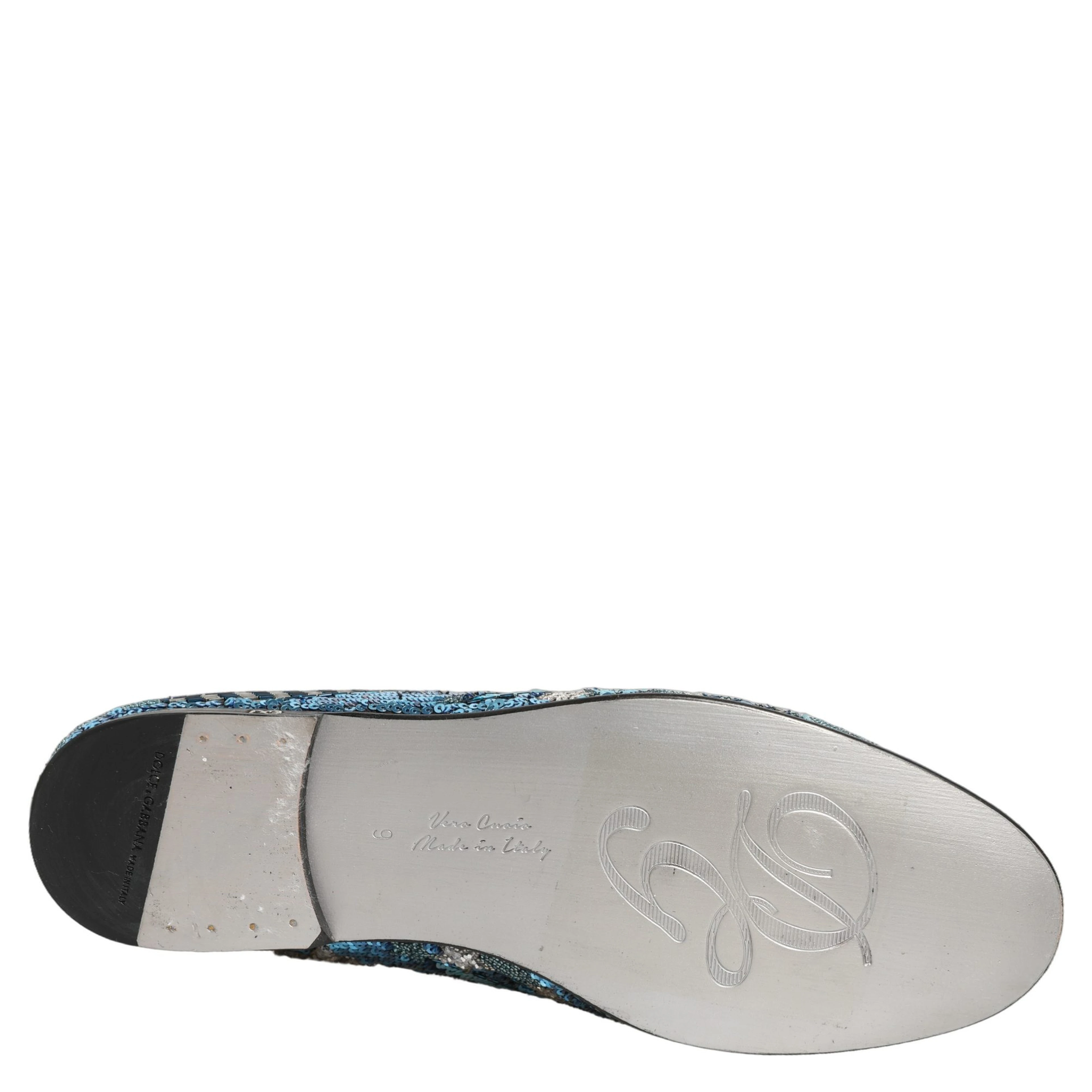 Multicolor Embroidered Sequin Loafers Shoes