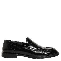 Black Leather Formal Men Dress Loafers Shoes
