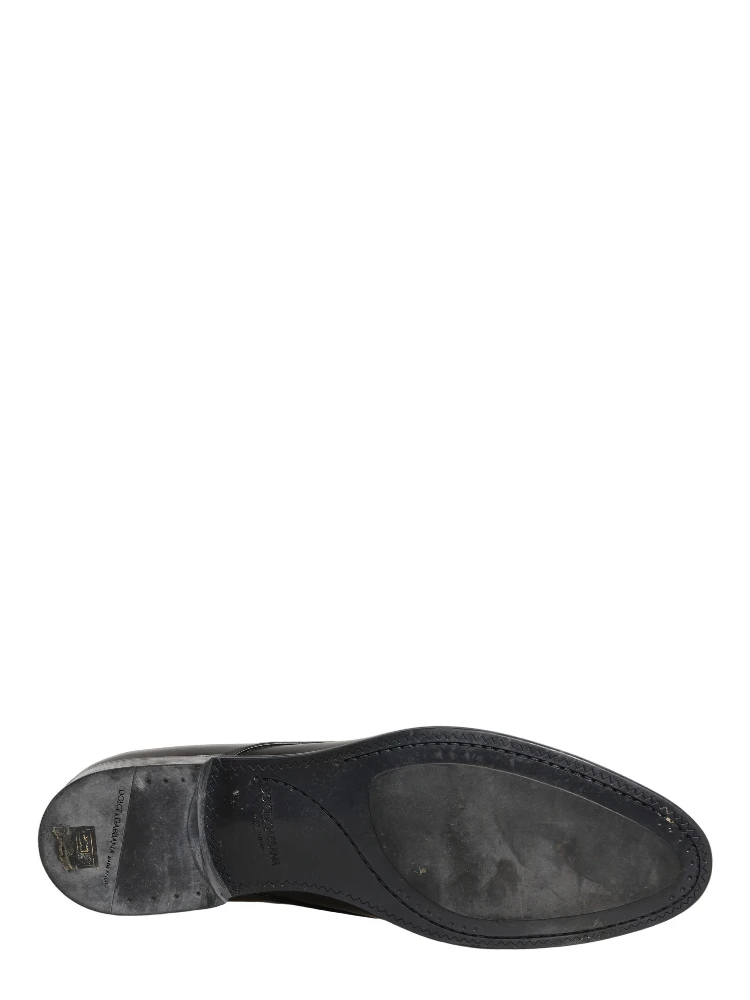 Dress Black Leather Lace Up Derby Shoes