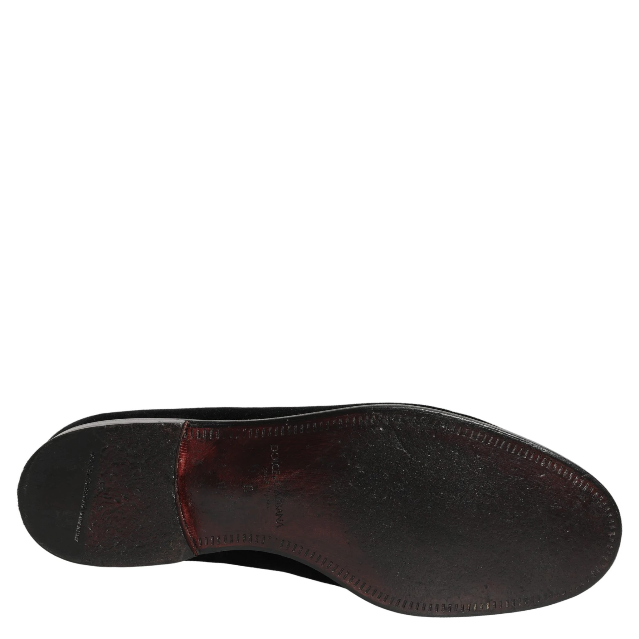 Black Velvet Cotton Loafers Formal Dress Shoes