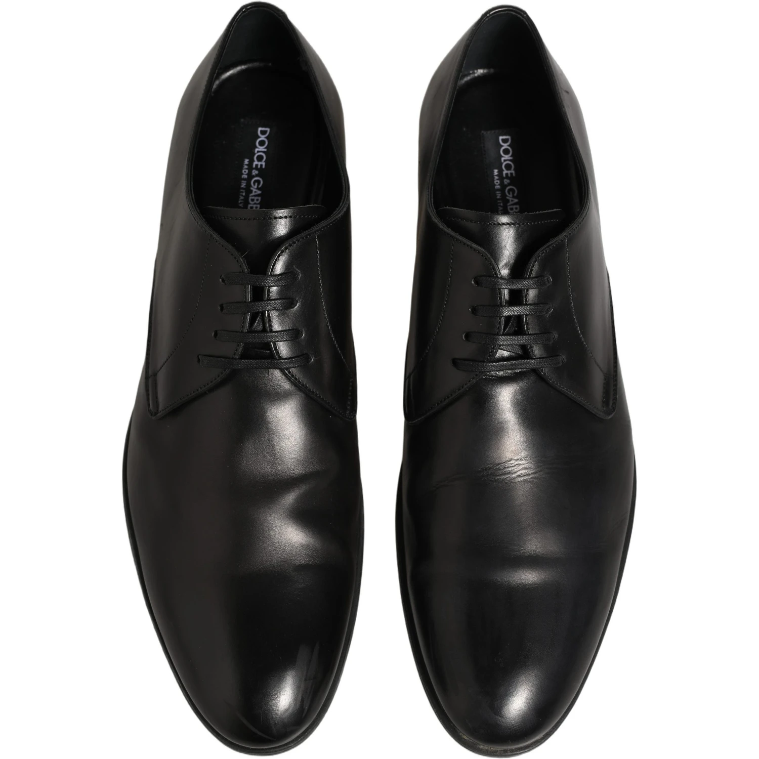 Dress Black Leather Lace Up Derby Shoes