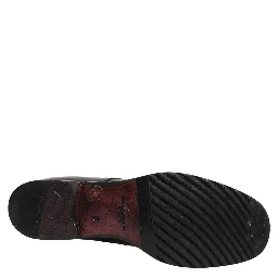 Black Leather Derby Dress Men Formal Shoes