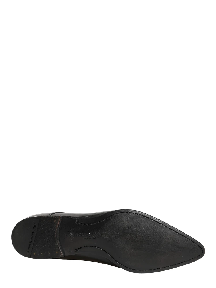 Black Leather Derby Dress Men Formal Shoes