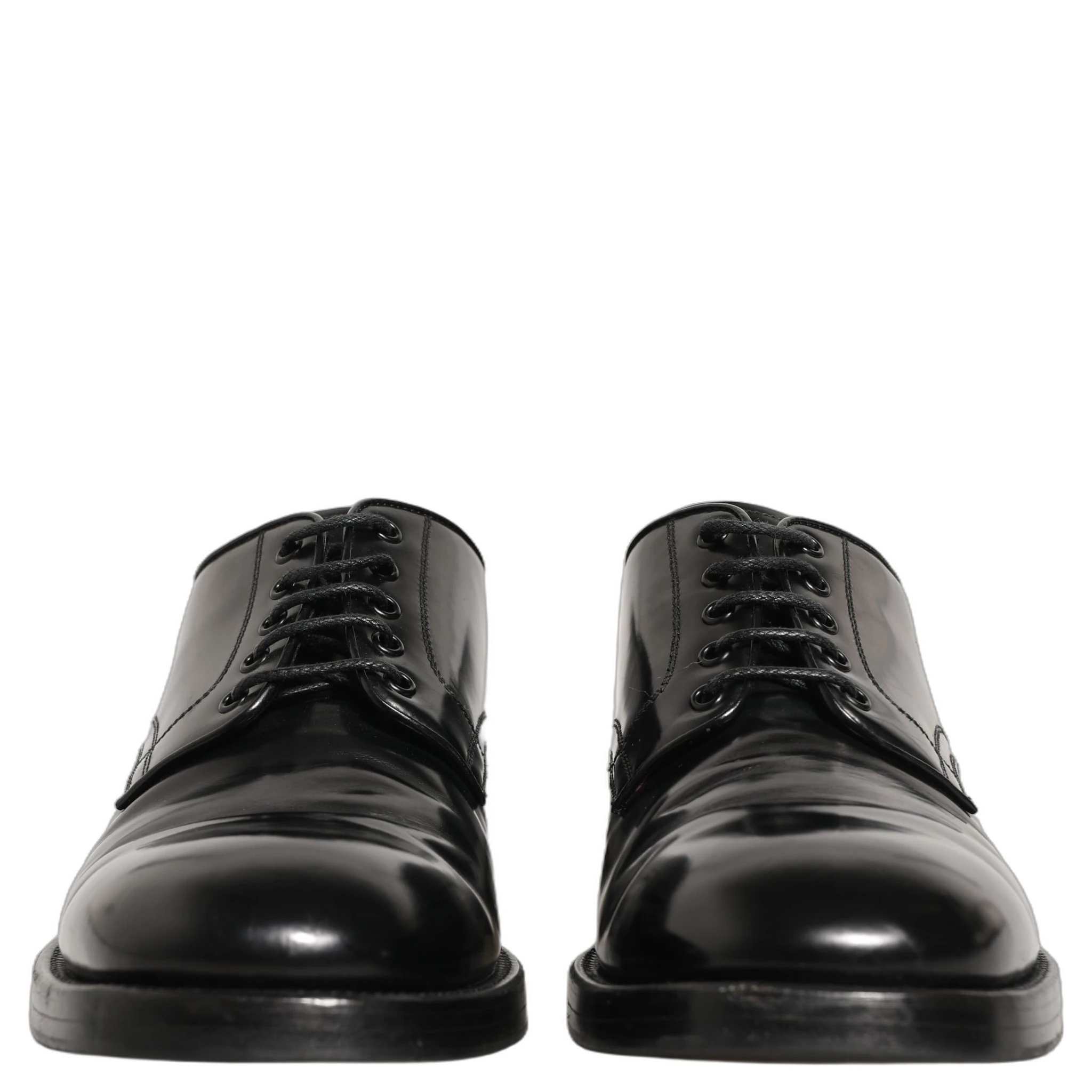 Black Leather Derby Dress Men Formal Shoes