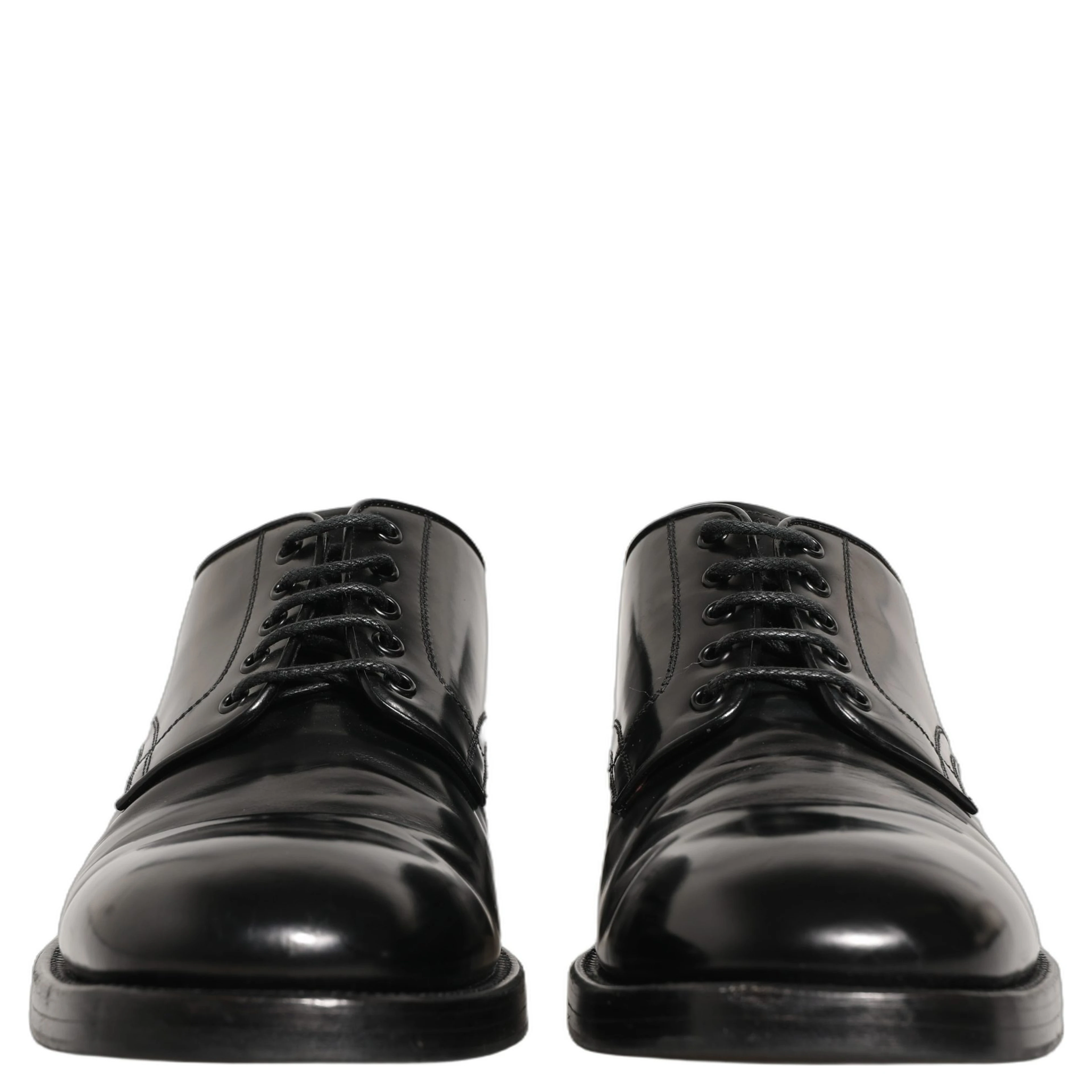 Black Leather Derby Dress Men Formal Shoes