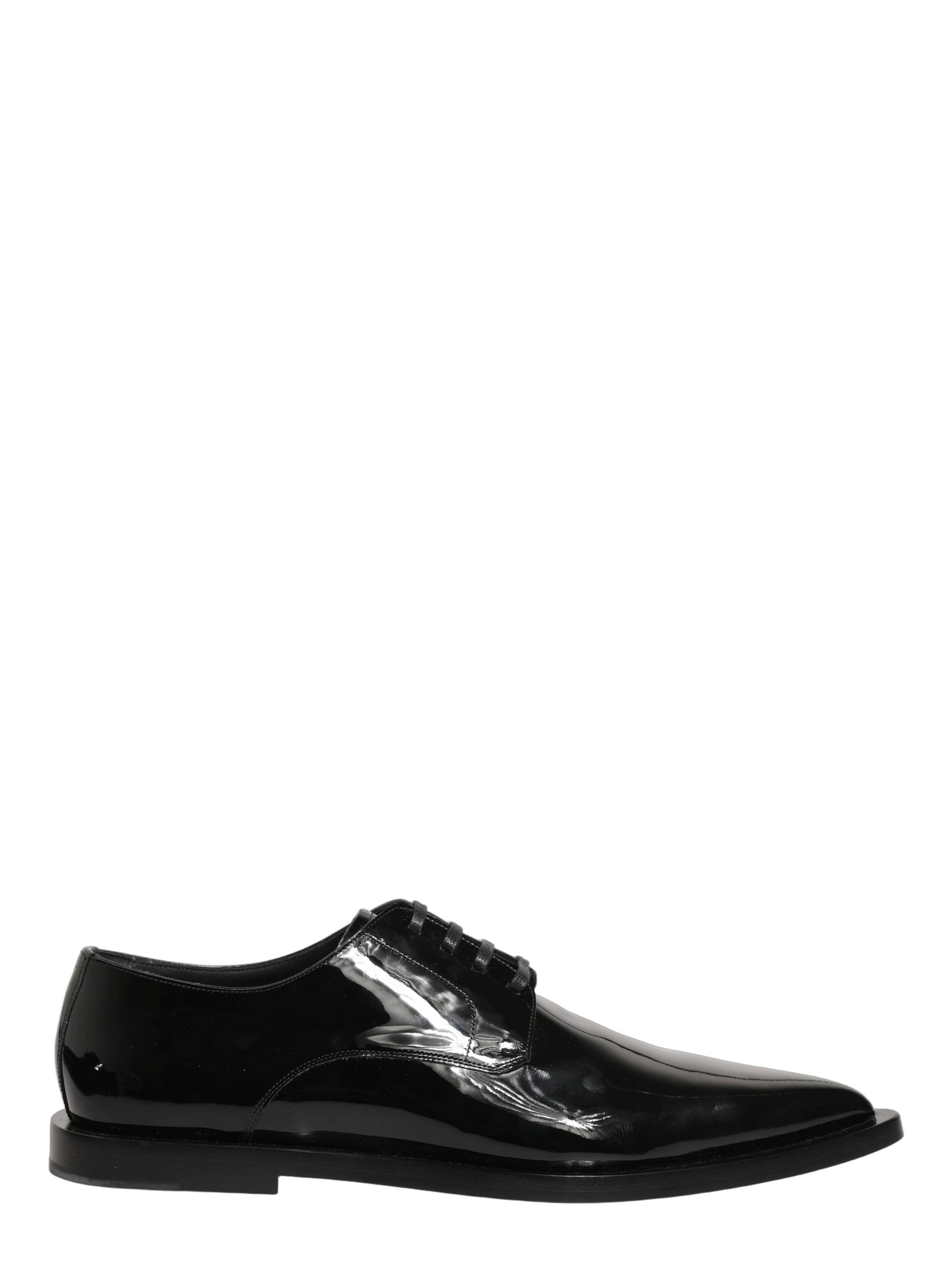 Black Leather Men Derby Dress Formal Shoes