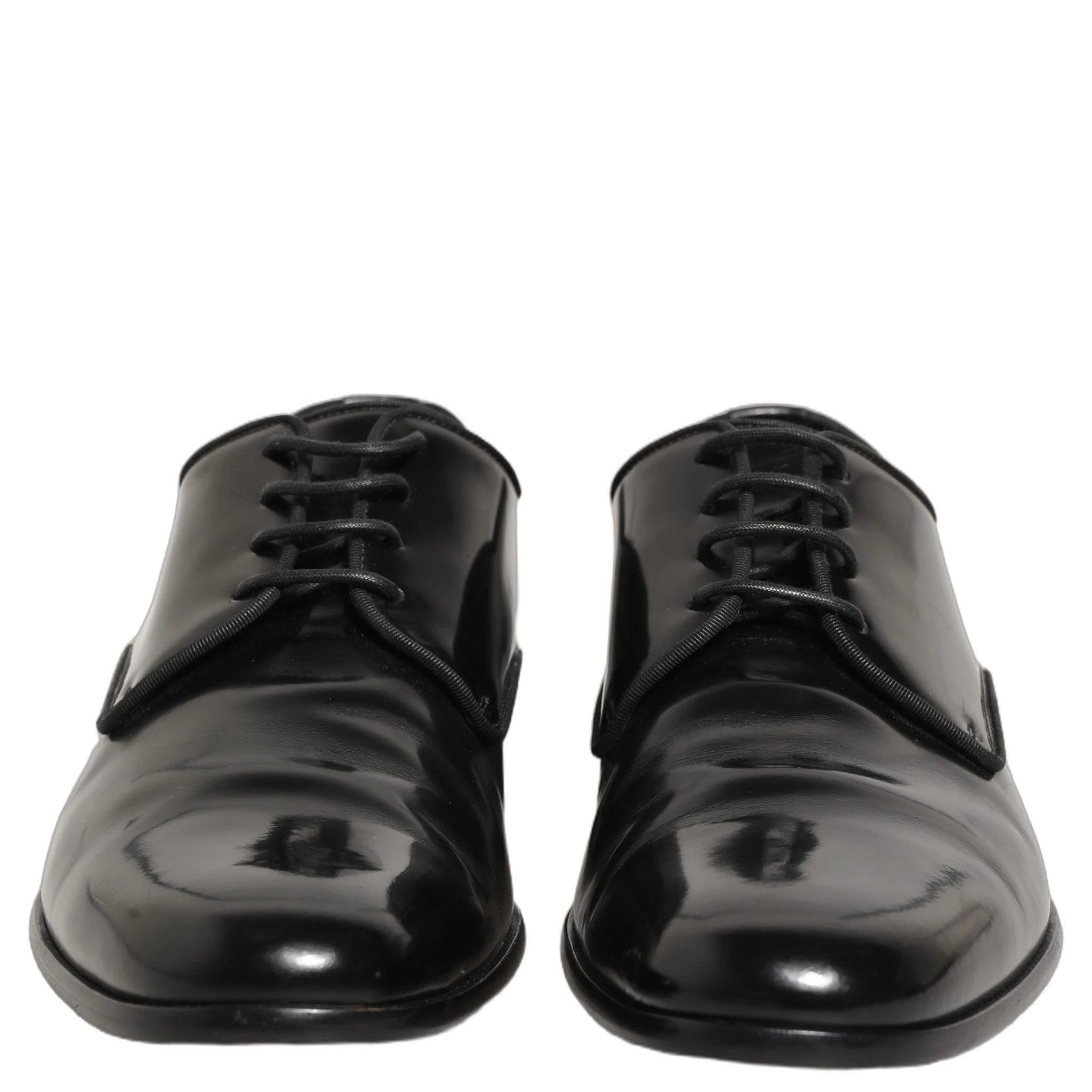 Black Leather Men Derby Dress Formal Shoes