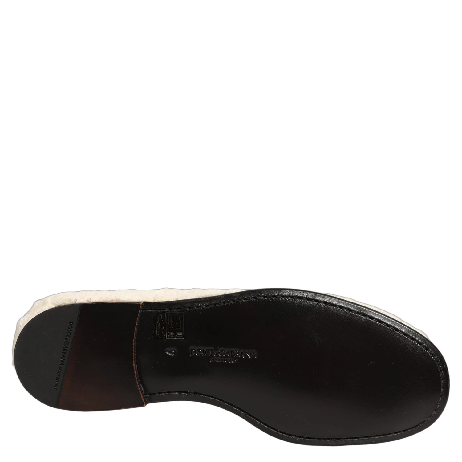 White Fur Shearling Men Dress Loafers Shoes