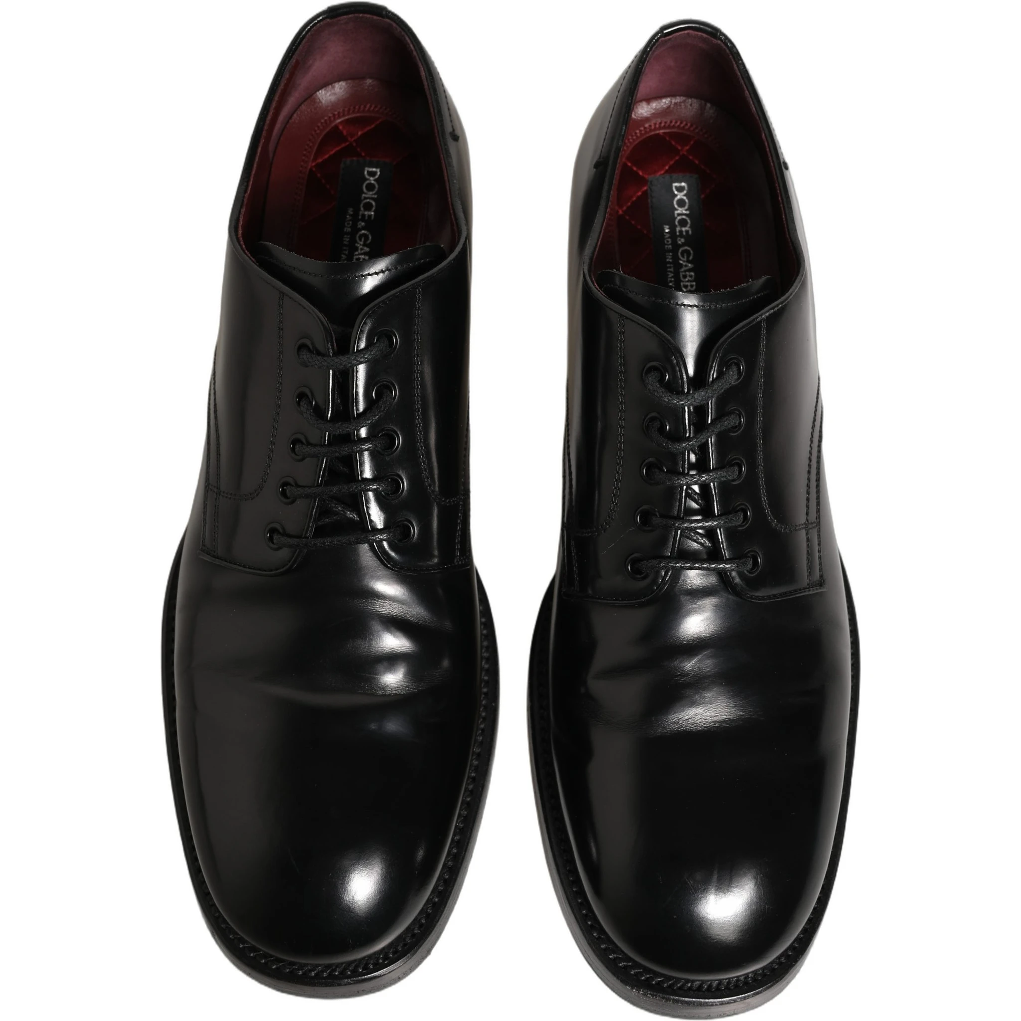 Black Leather Derby Dress Men Formal Shoes