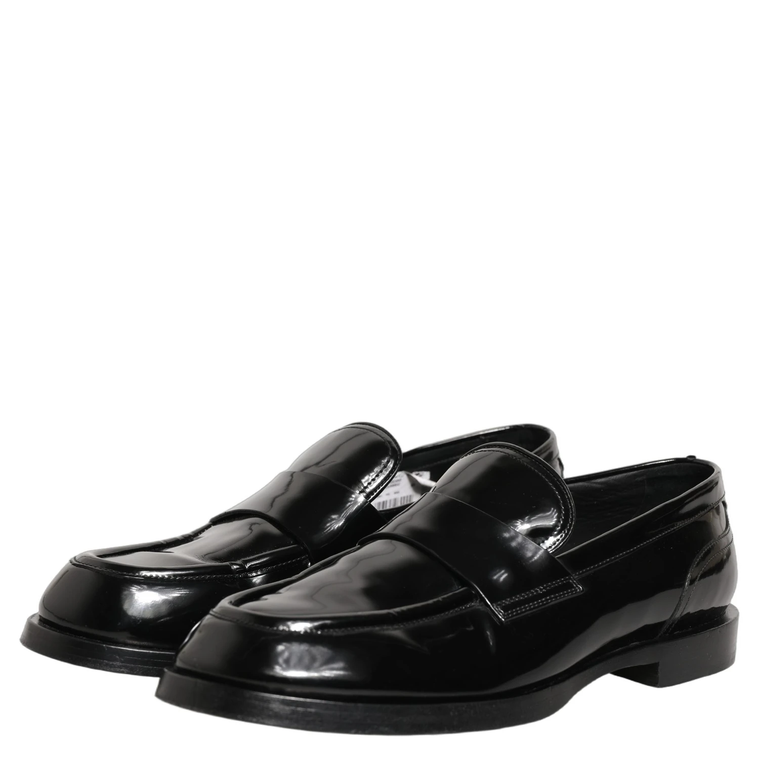 Black Leather Formal Men Dress Loafers Shoes