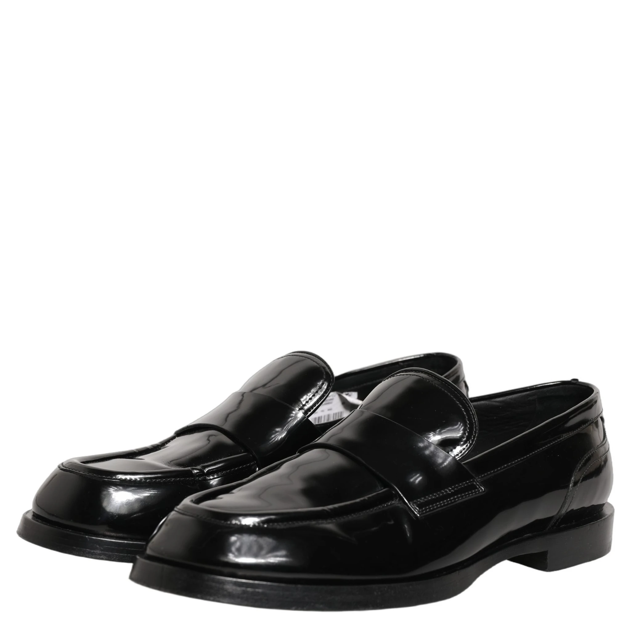 Black Leather Formal Men Dress Loafers Shoes