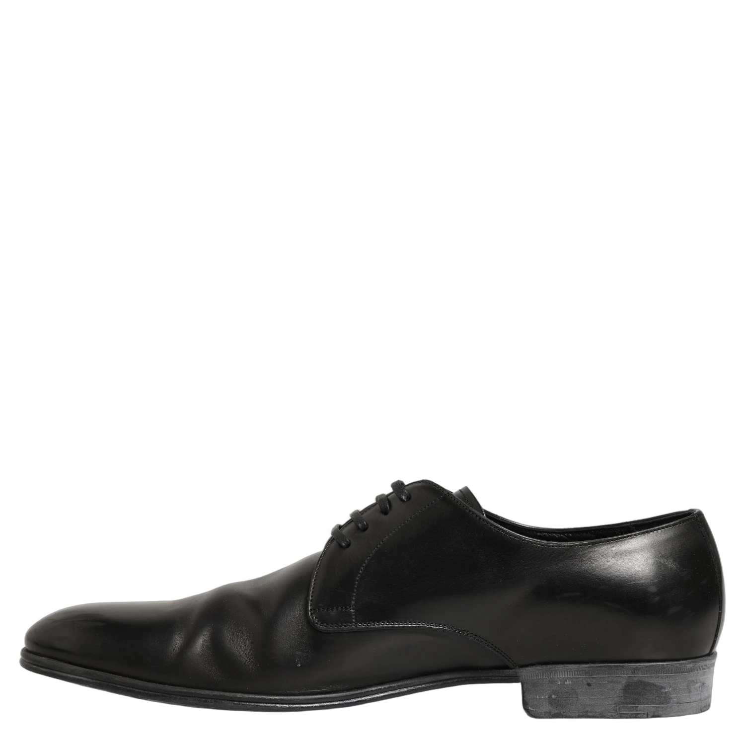 Dress Black Leather Lace Up Derby Shoes