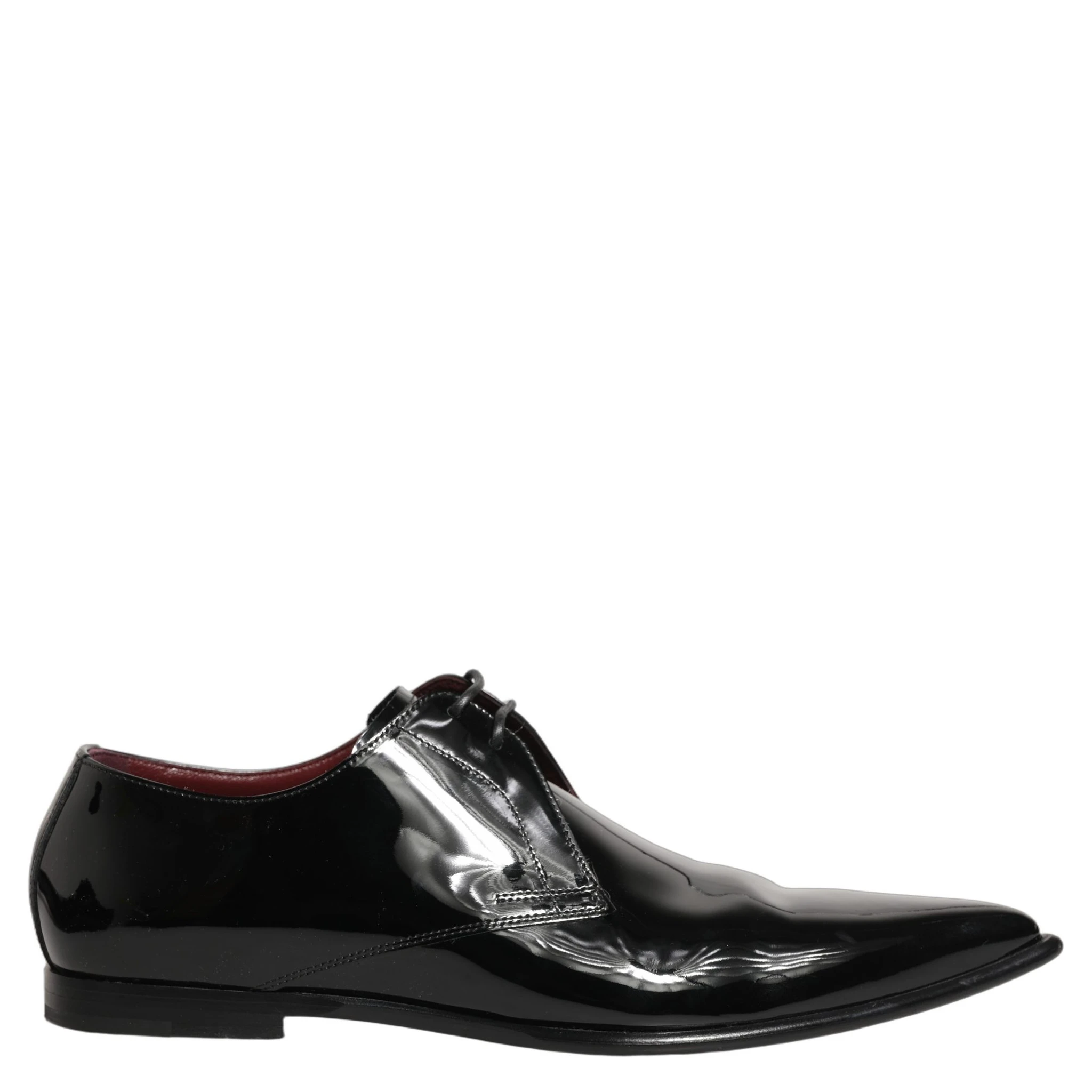 Black Leather Men Derby Dress Formal Shoes