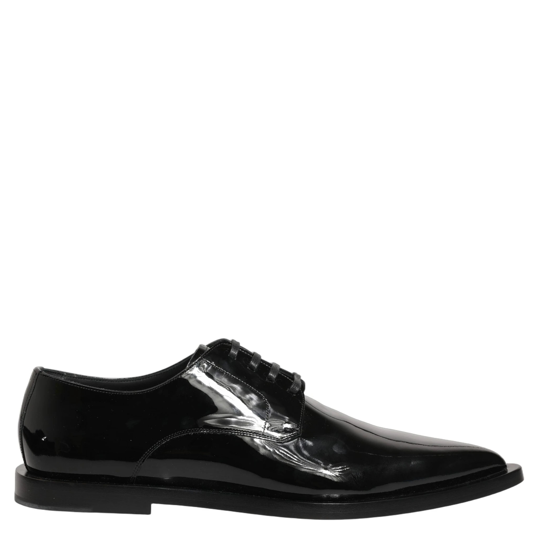 Black Leather Men Derby Dress Formal Shoes