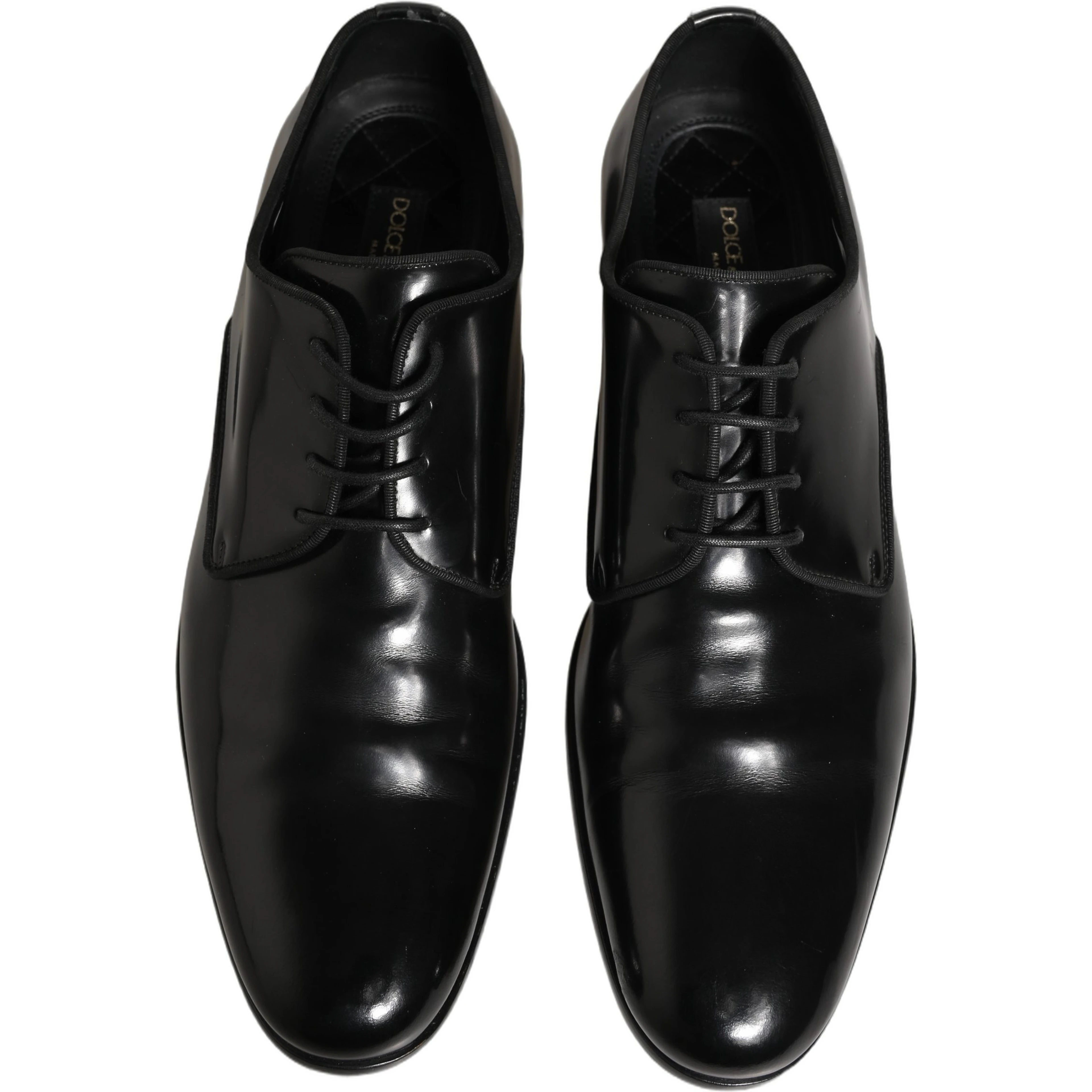 Black Leather Men Derby Dress Formal Shoes
