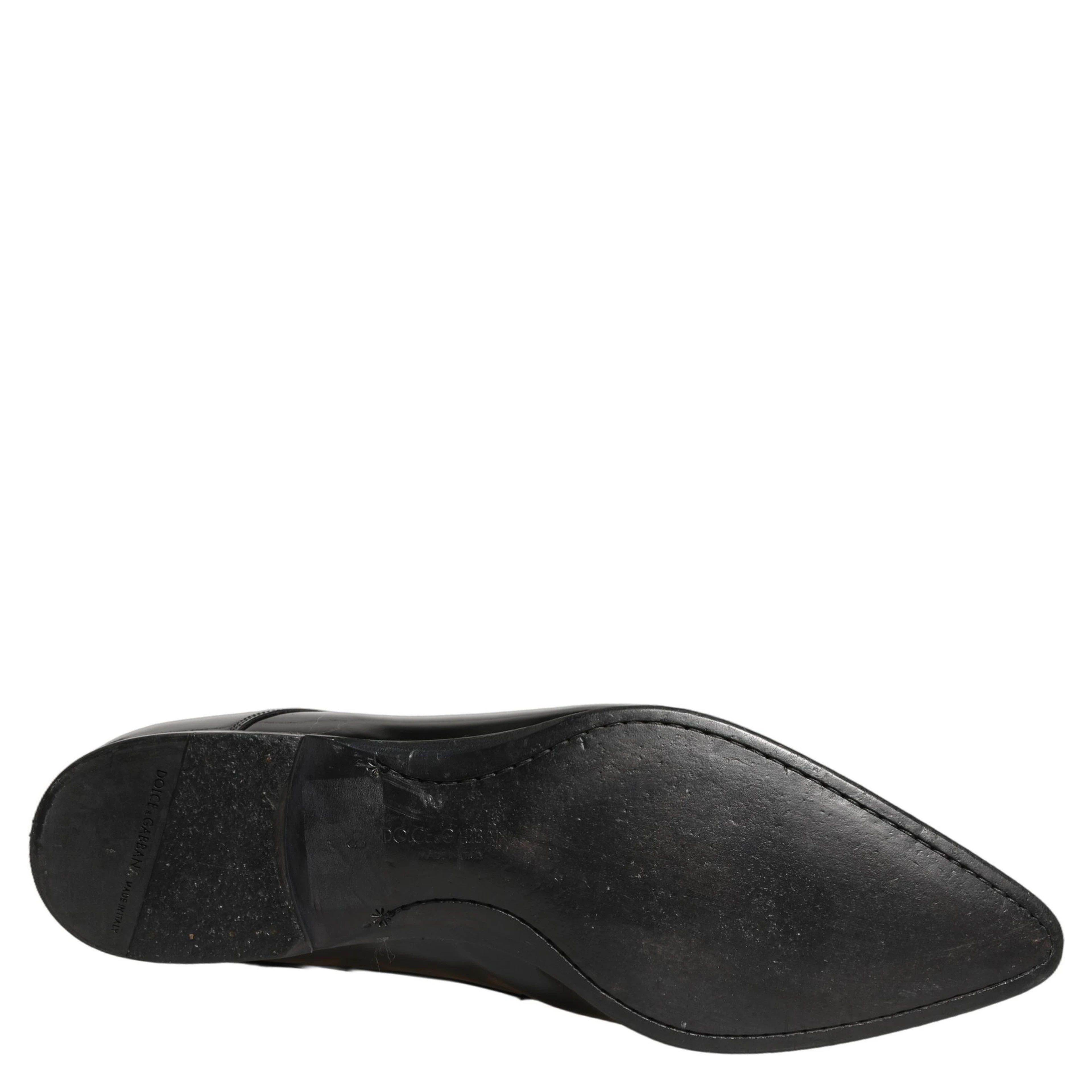 Black Leather Derby Dress Men Formal Shoes