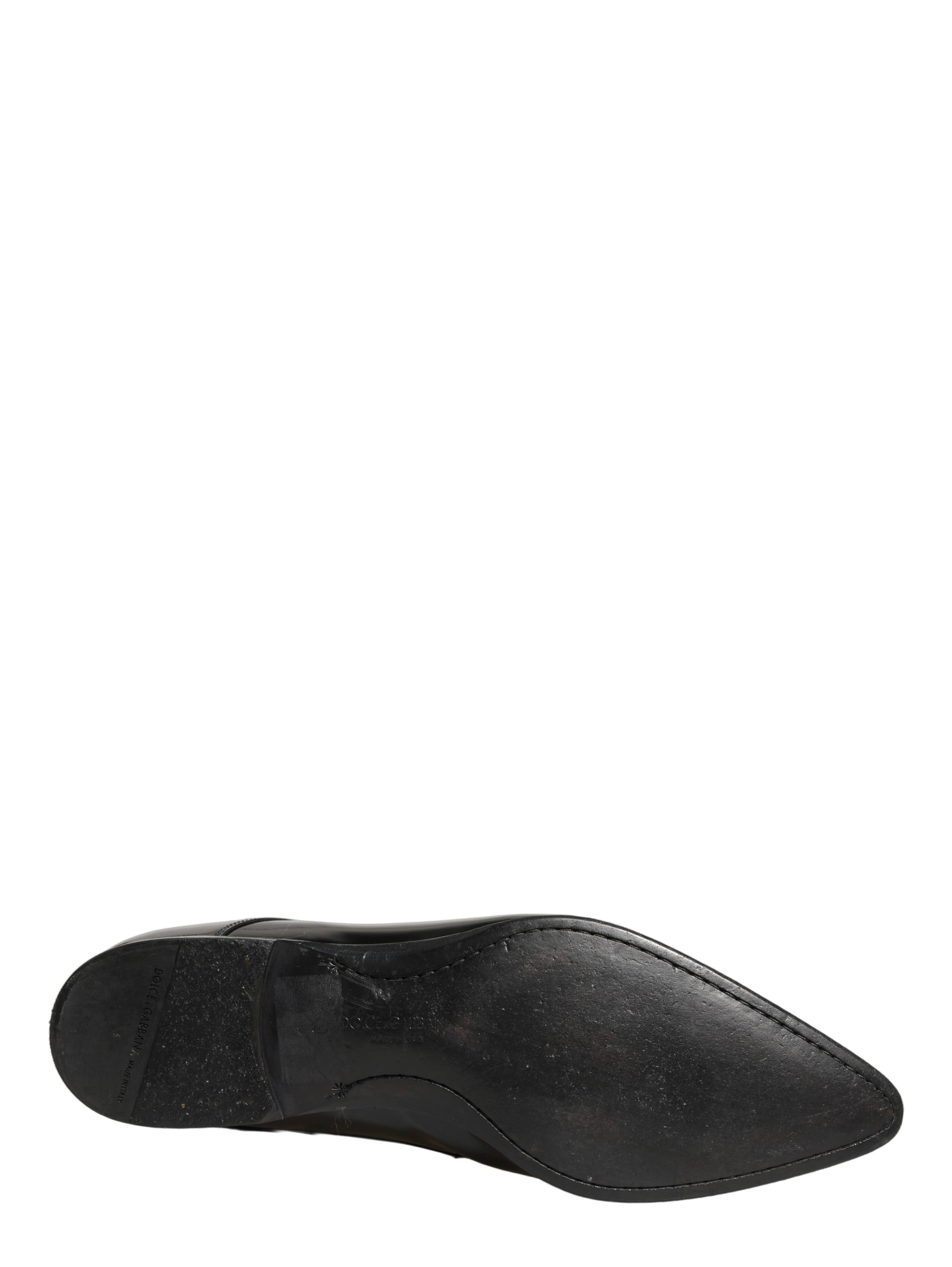 Black Leather Derby Dress Men Formal Shoes