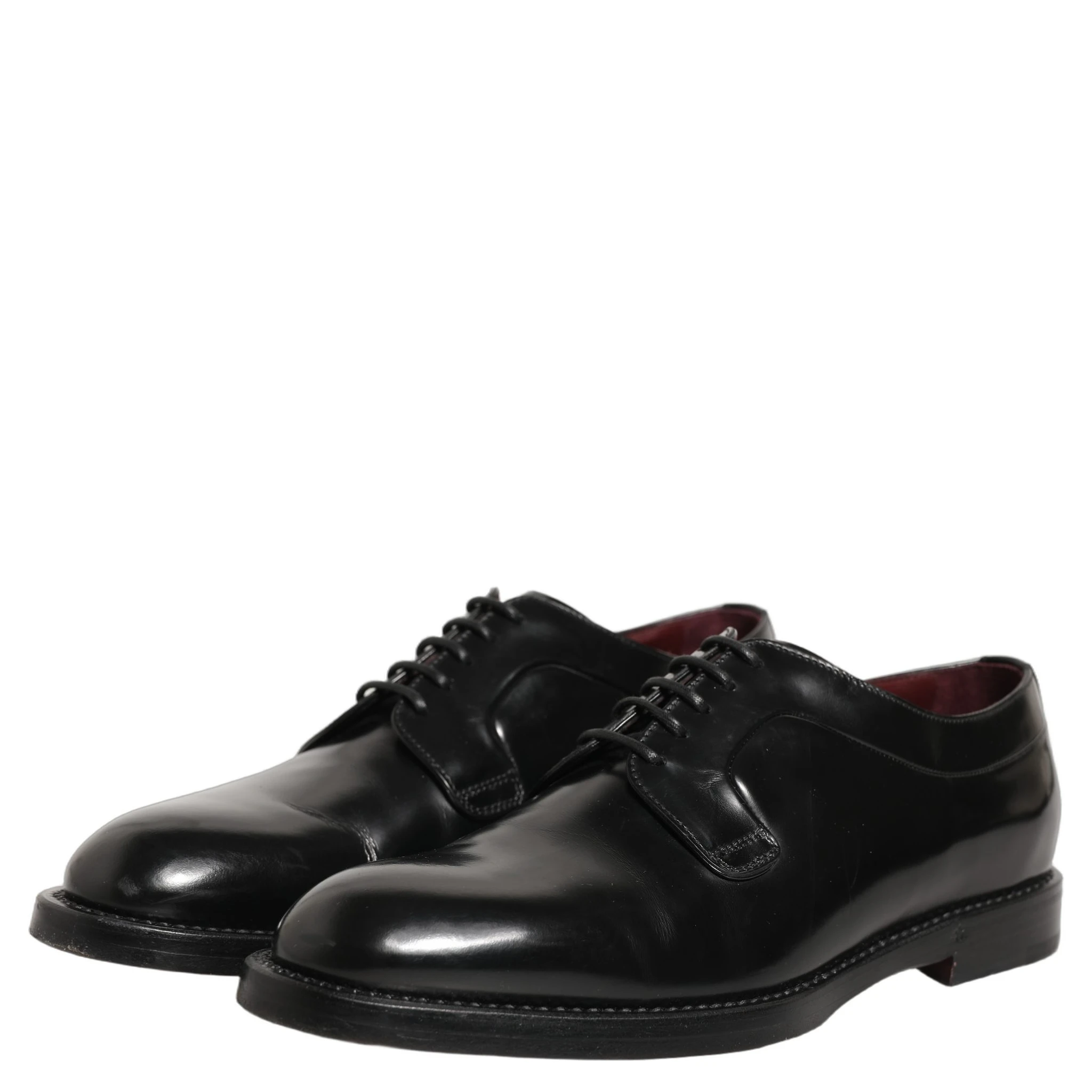 Black Leather Derby Dress Men Formal Shoes