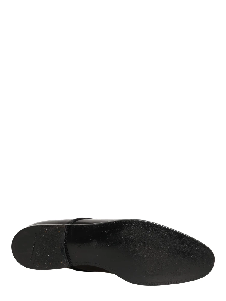 Black Leather Men Derby Dress Formal Shoes