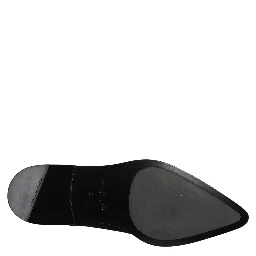 Black Leather Men Derby Dress Formal Shoes