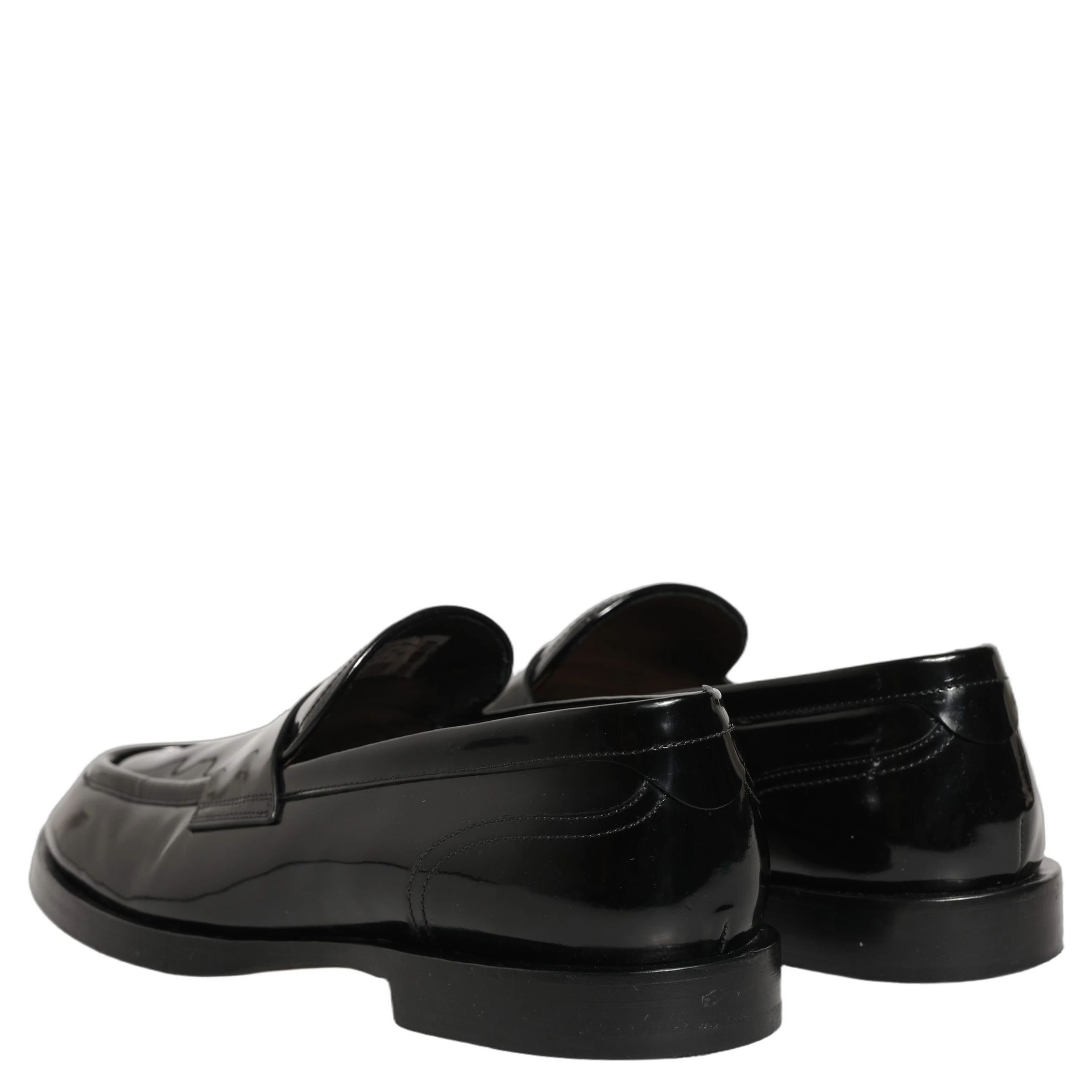 Black Leather Formal Men Dress Loafers Shoes