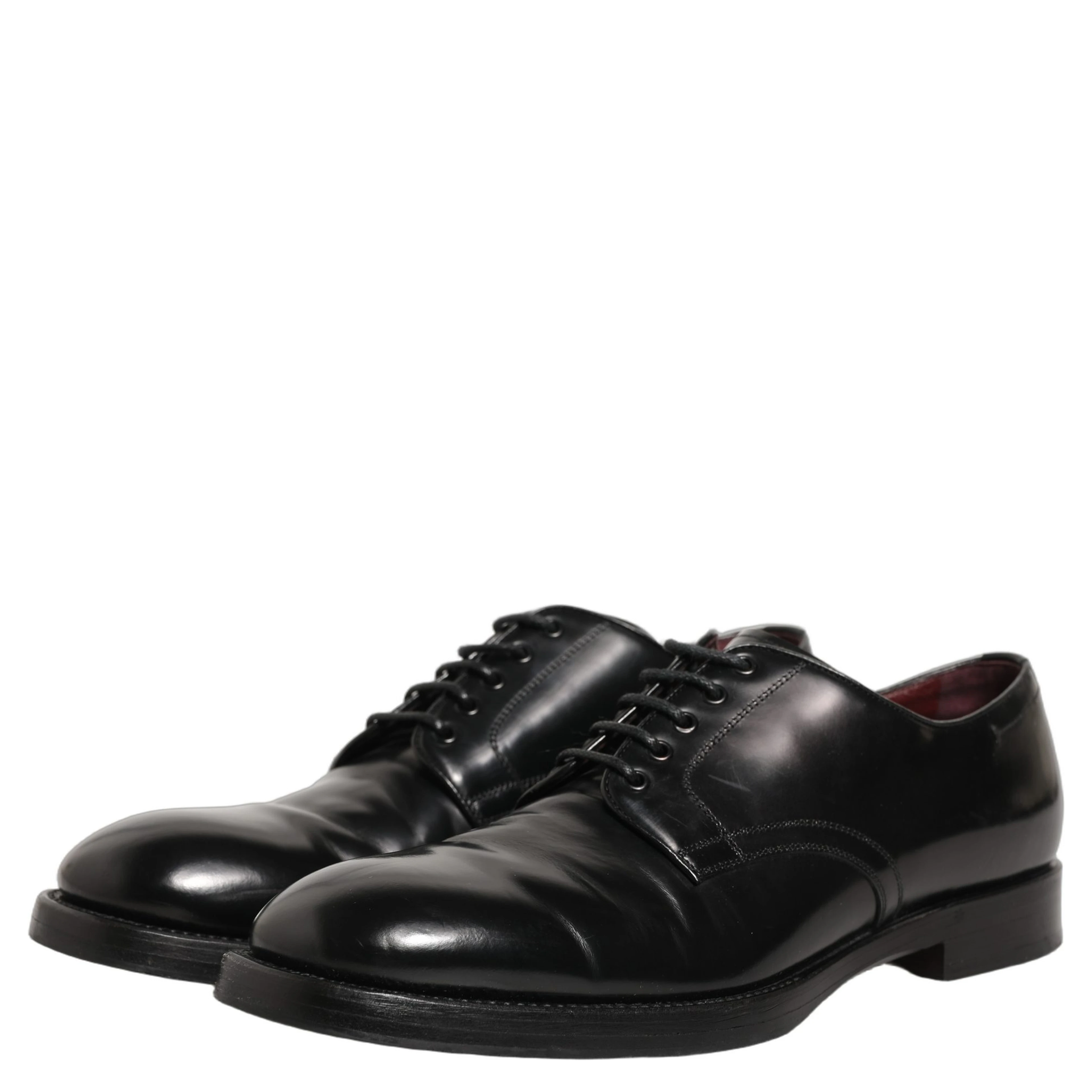 Black Leather Derby Dress Men Formal Shoes